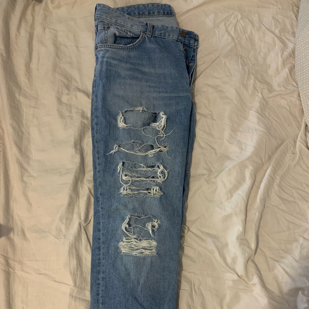 H&M low waist boyfriend jeans